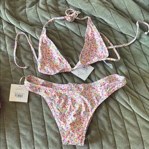 Floral Bikini Set kulani kinis